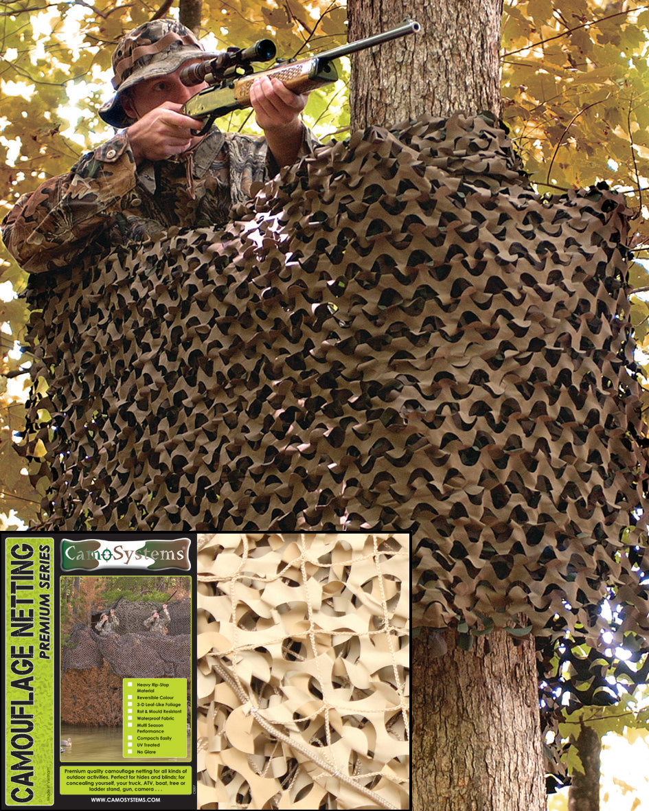 Filet de camouflage Mil-Tec Basic 3 x 6 m en polyester enduit sur trame renforcée 3,8 kg