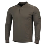 Polo manches longues Pentagon Squad Force en nylon élasthanne 180 g/m² UPF 50+