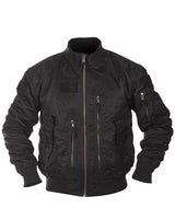 Blouson aviateur US Tactical Mil-Tec en nylon avec surfaces auto-agrippantes