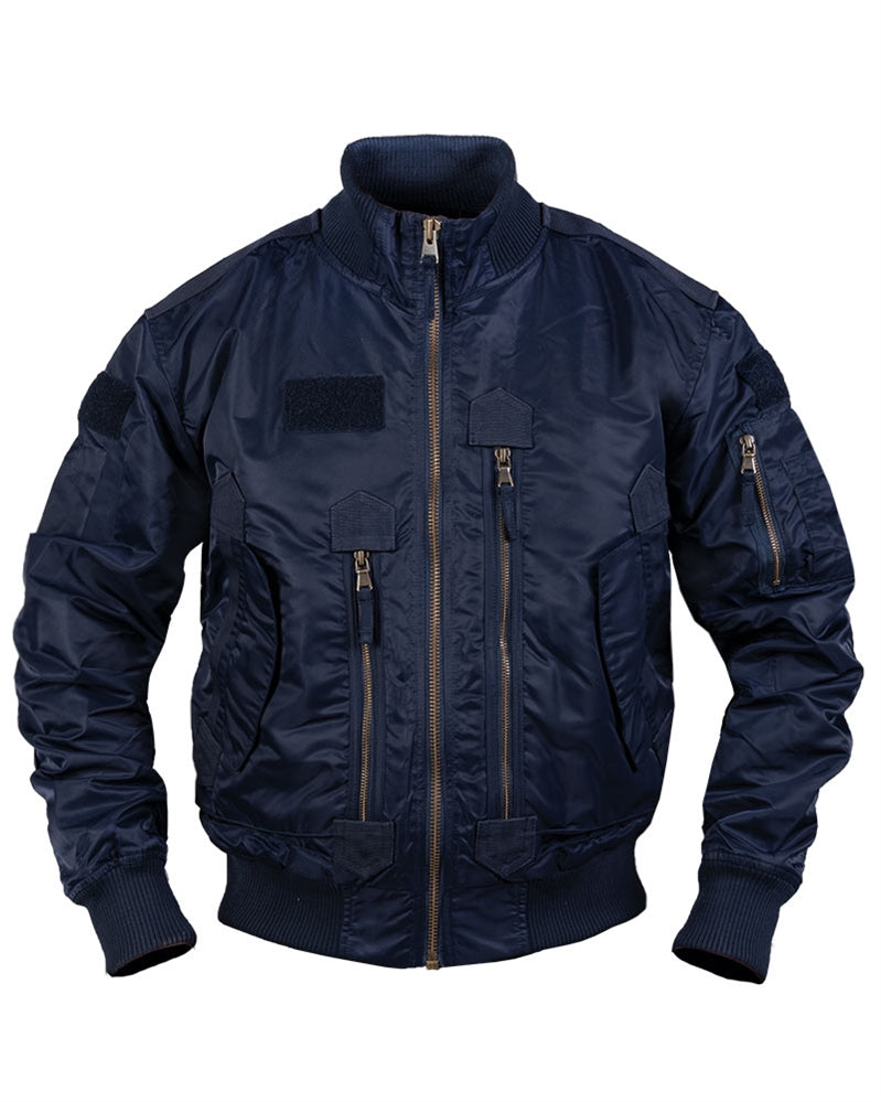 Blouson aviateur US Tactical Mil-Tec en nylon avec surfaces auto-agrippantes
