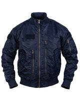 Blouson aviateur US Tactical Mil-Tec en nylon avec surfaces auto-agrippantes