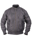 Blouson aviateur US Tactical Mil-Tec en nylon avec surfaces auto-agrippantes