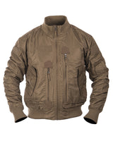 Blouson aviateur US Tactical Mil-Tec en nylon avec surfaces auto-agrippantes