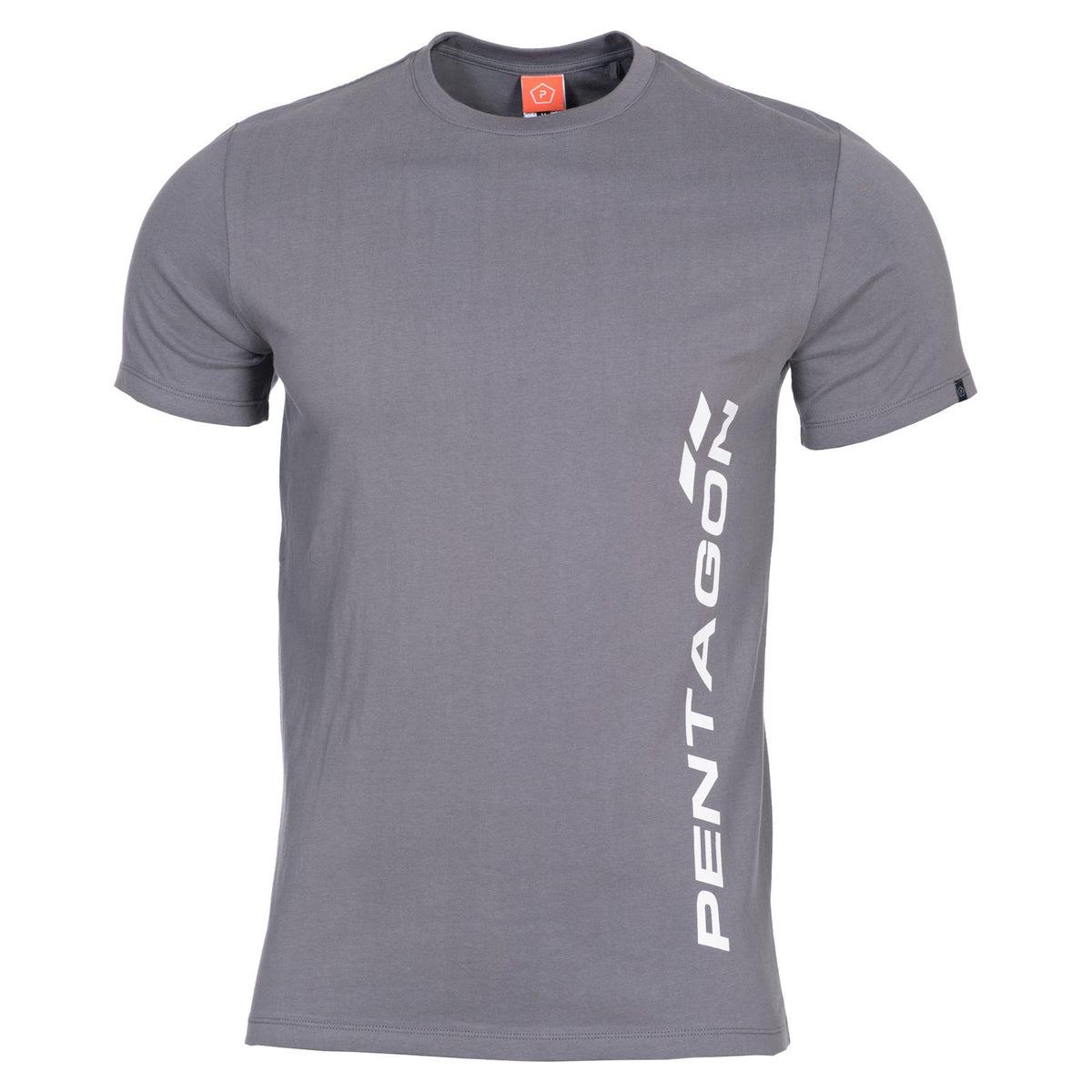 T-shirt imprimé Pentagon Vertical en coton ring-spun 190 g/m² coupe confort
