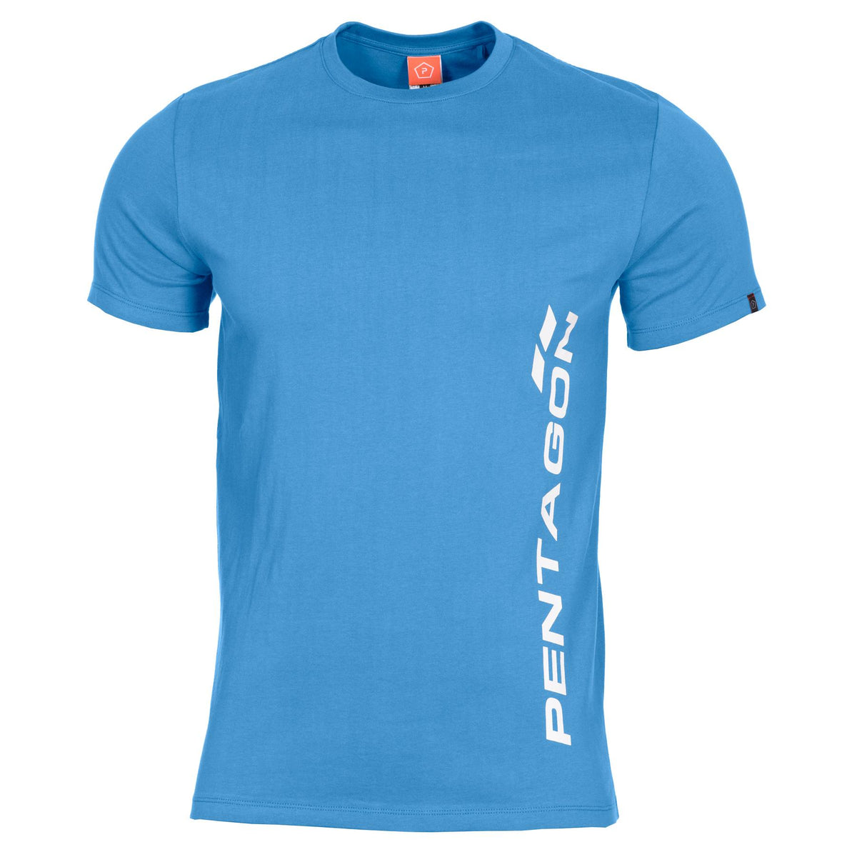 T-shirt imprimé Pentagon Vertical en coton ring-spun 190 g/m² coupe confort