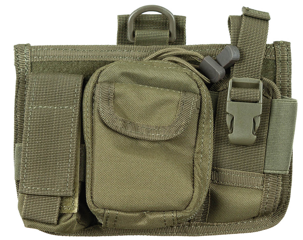 Pochette fourre-tout MOLLE MFH à trois poches plaquées, 20 x 14 cm