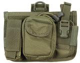Pochette fourre-tout MOLLE MFH à trois poches plaquées, 20 x 14 cm