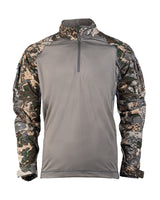 Chemise de combat Mil-Tec Tactical 2.0 en coton et ripstop à inserts filet aux aisselles