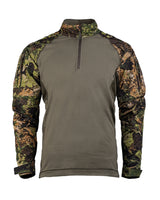 Chemise de combat Mil-Tec Tactical 2.0 en coton et ripstop à inserts filet aux aisselles