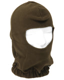 Cagoule Mil-Tec en microfibre polaire 100 % polyester avec élastique de maintien au cou