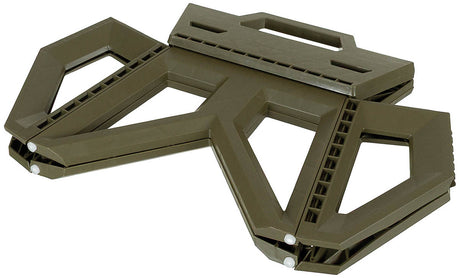 Tabouret de camping pliant Fox Outdoor en polypropylène hauteur 24 cm charge 100 kg