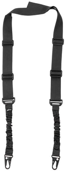 Bretelle de combat 2 points MFH élastique réglable de 65 à 210 cm avec mousquetons
