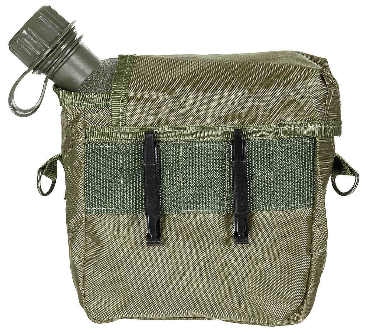 Gourde type US MFH 2 quarts 1,89 L avec housse amovible et bretelle réglable