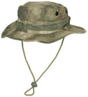 Chapeau de brousse MFH GI Boonie en coton à quatre œillets doublés de filet