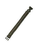 Bracelet paracorde Mil-Tec polyester tressé large fermoir 22 mm corde 400 lb 181 kg