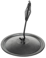 Lève-couvercle Fox Outdoor en fer 26 cm pour marmite en fonte avec œillet