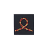 Fourreau de grade Patrol Equipement Gendarmerie Mobile en relief souple 5 x 5 cm