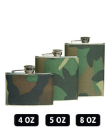 Flasque de poche Mil-Tec en acier inoxydable 220 ml au format plat 9,5 x 2,3 x 14 cm