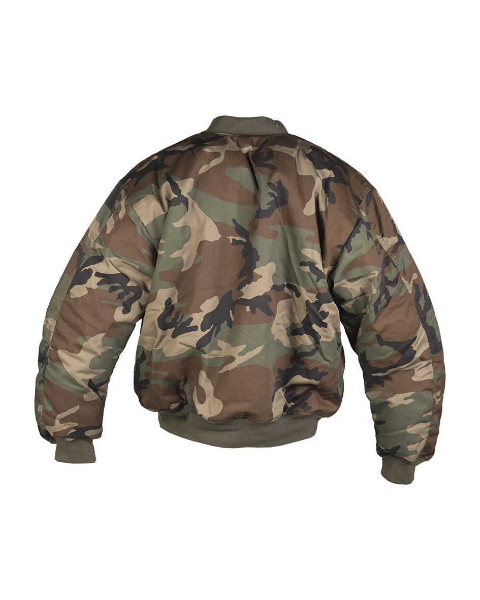 Blouson aviateur type MA1 Mil-Tec matelasse 200 g/m2 avec poche de bras a glissiere
