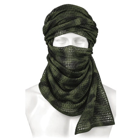 Chèche filet Barracuda OPEX en polyester 190 x 90 cm à maille ajourée