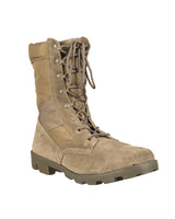 Chaussures de combat zone chaude Mil-Tec en Cordura et cuir semelle caoutchouc
