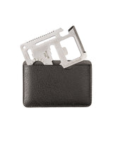 Outil multifonctions Mil-Tec carte de survie 11 fonctions en acier inoxydable avec housse