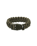 Bracelet paracorde Mil-Tec polyester tressé large fermoir 22 mm corde 400 lb 181 kg