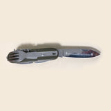 Couteau pliant Patrol Equipement 8 fonctions acier inoxydable lame 8 cm avec étui