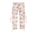 Pantalon Brandit M65 coupe femme en coton ample avec sangles de taille et plis aux genoux