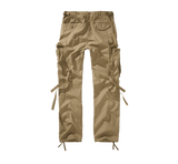 Pantalon Brandit M65 coupe femme en coton ample avec sangles de taille et plis aux genoux