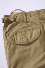 Pantalon Brandit M65 coupe femme en coton ample avec sangles de taille et plis aux genoux