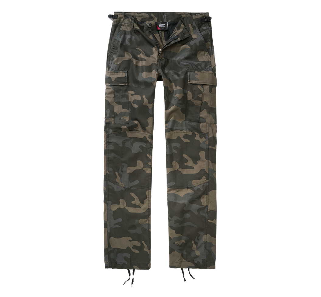 Pantalon Brandit BDU coupe femme en coton ripstop déperlant genoux et assise renforcés