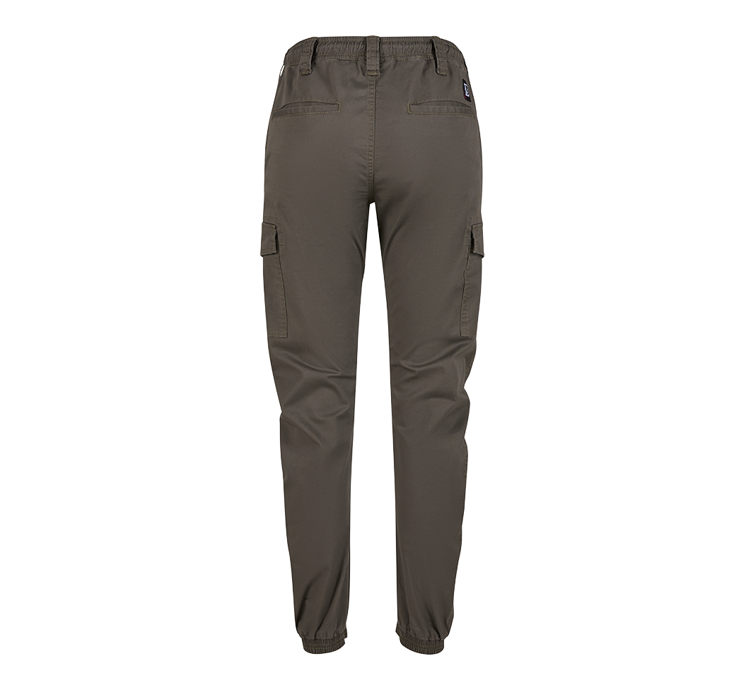 Pantalon Brandit Melina coupe femme en coton élasthanne six poches et bas resserré