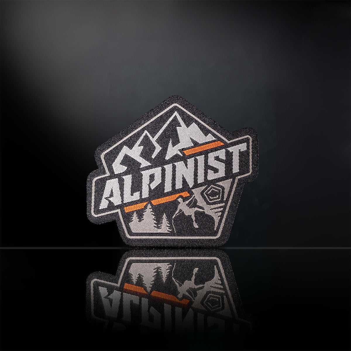 Patch moral Pentagon Alpinist tissé polyester dos auto-agrippant 70 x 61 mm