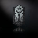 Patch moral Pentagon Spartan casque hoplite tissé polyester 55 x 105 mm