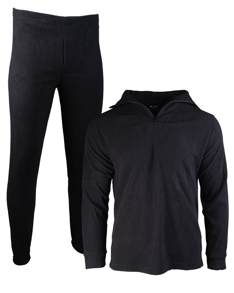 Ensemble sous-couche thermorégulatrice Mil-Tec Thermofleece avec fermeture éclair