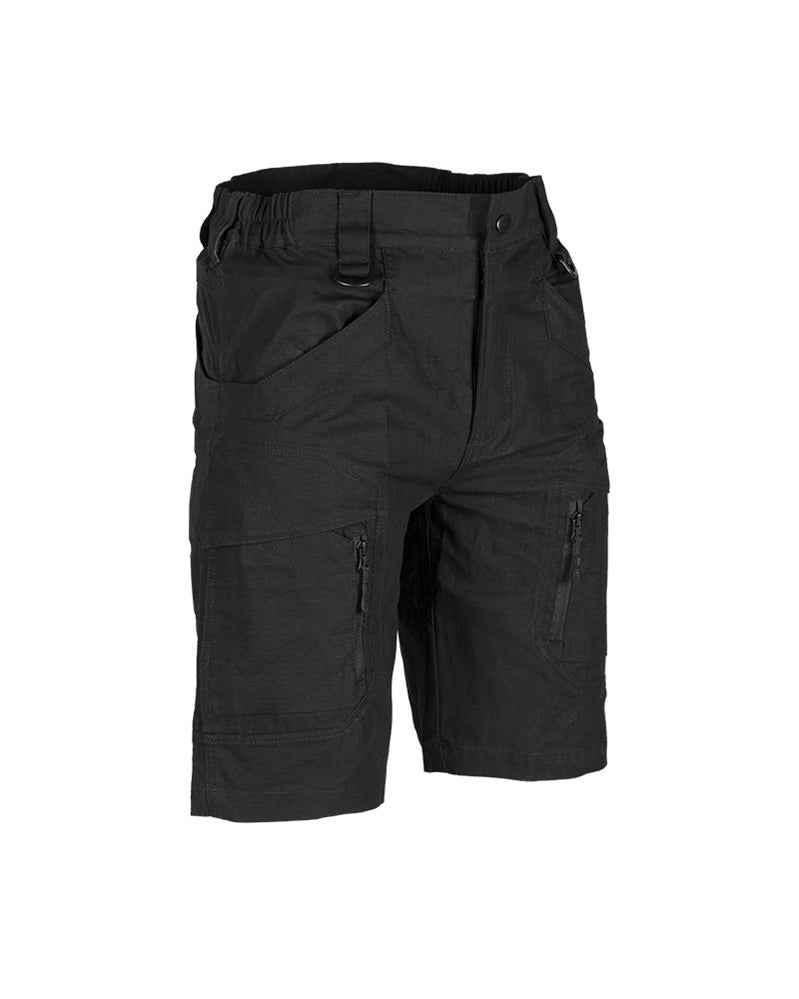 Short Mil-Tec Assault coton 100 % Ripstop avec poches cuisse fermeture YKK et passants D-Ring