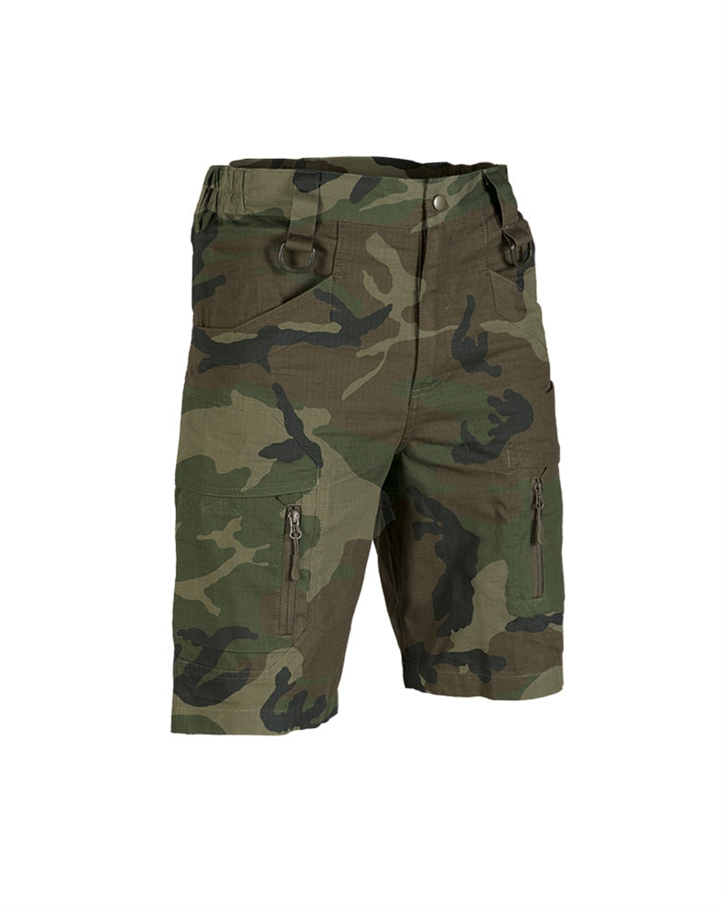 Short Mil-Tec Assault coton 100 % Ripstop avec poches cuisse fermeture YKK et passants D-Ring
