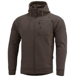 Sweat à capuche Pentagon Leonidas 2.0 en coton-polyester à emplacements auto-agrippants et poche poitrine