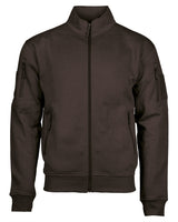 Sweat tactique Mil-Tec en molleton coton polyester à glissière avec poches de bras