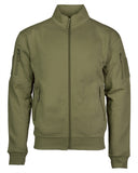 Sweat tactique Mil-Tec en molleton coton polyester à glissière avec poches de bras