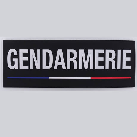 Bandeau d'identification souple Patrol Equipement Rubber haute densité lettres en relief