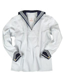 Chemise de marine Bundeswehr Mil-Tec en serge polycoton avec grand col marin