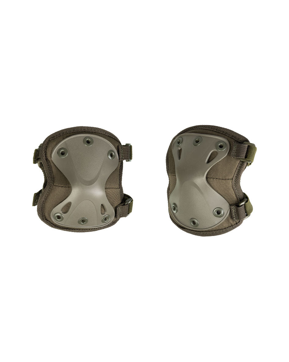 Coudières Mil-Tec Protect en polyester avec coque thermoplastique et mousse EVA