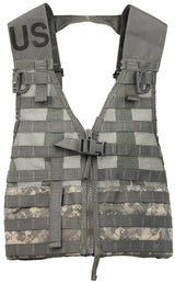 Gilet de portage américain à fixation MOLLE, surplus comme neuf pour le terrain