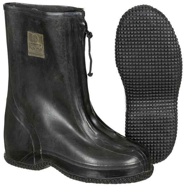 Surchaussures allemandes en caoutchouc, surplus d'occasion, lot de 5