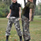 Pantalon de combat femme Mil-Tec type BDU en coton ripstop lavé avec renforts genoux