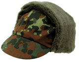 Bonnet d'hiver allemand tout coton, surplus comme neuf pour le service et le bivouac