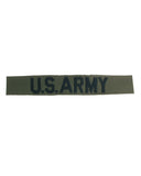 Ecusson bandeau lettré US Army Mil-Tec en textile pour poitrine de tenue de service