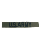 Ecusson bandeau lettré US Army Mil-Tec en textile pour poitrine de tenue de service